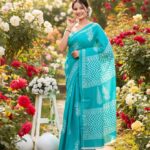 Pure Cotton Screen Printed Soft Saree wt Blouse Piece Attached