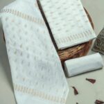 Snow Pearl Soft Mul Cotton 3-Piece Suit Material with Matching Dupatta